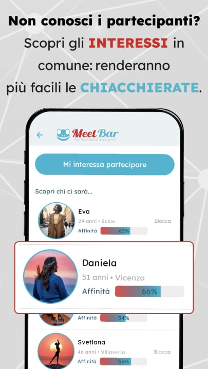Passioni e affinita Meetbar APP 